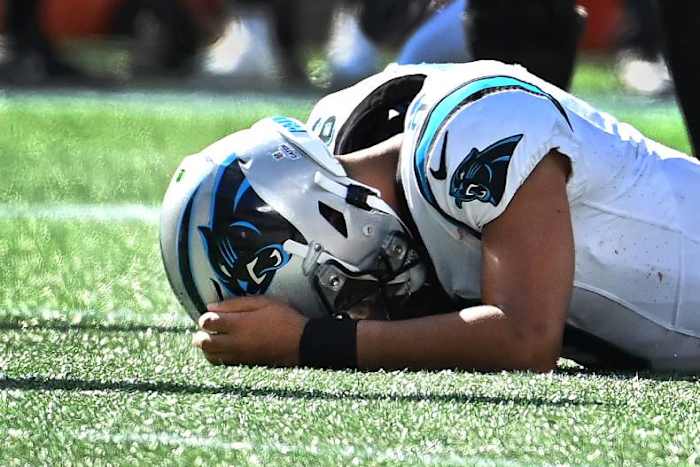Carolina Panthers quarterback Bryce Young
